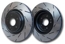 EBC 2014+ Mazda 6 2.5L USR Blackdash Sport Slotted Rear Rotors main image 1